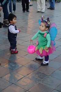 Halloween in Plaza de Armas
