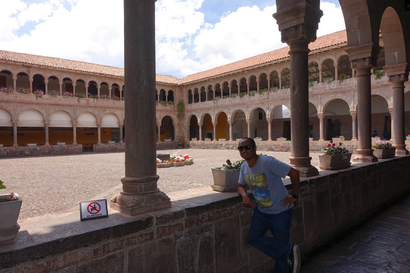Courtyard at the Church of Santo Domingo