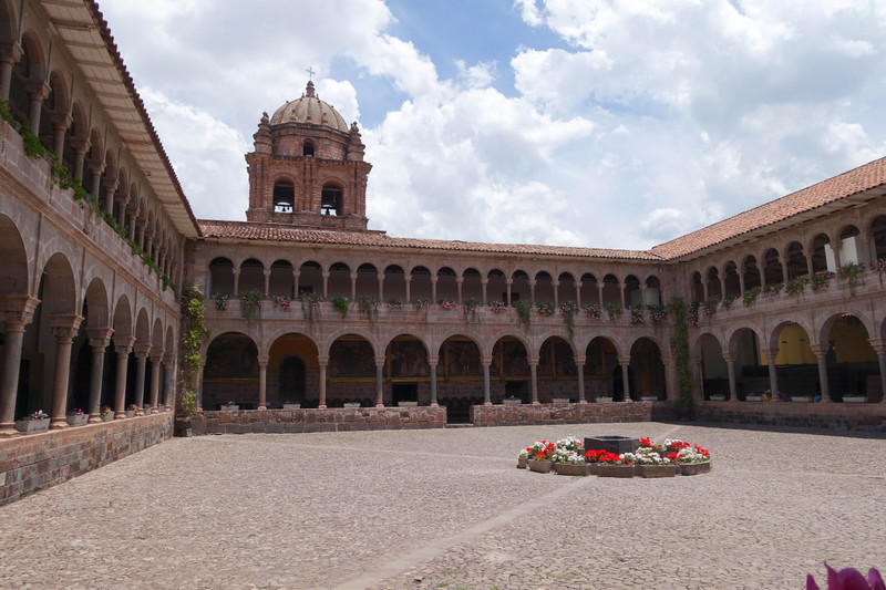 Courtyard at the Church of Santo Domingo