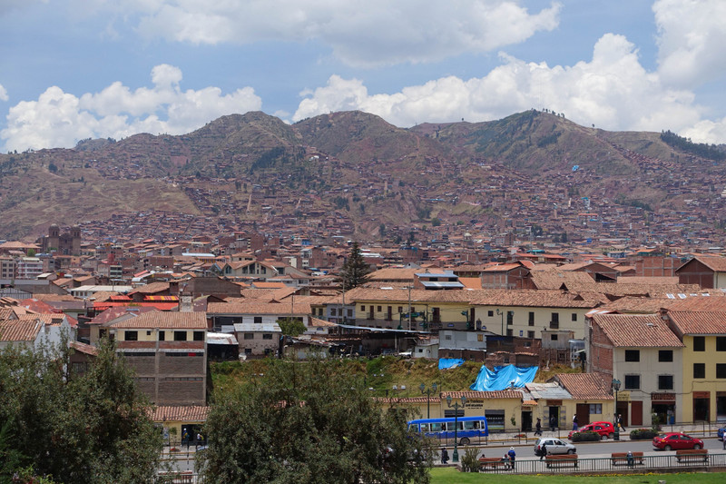 The View of Cuzco from the Church of Santo Domingo