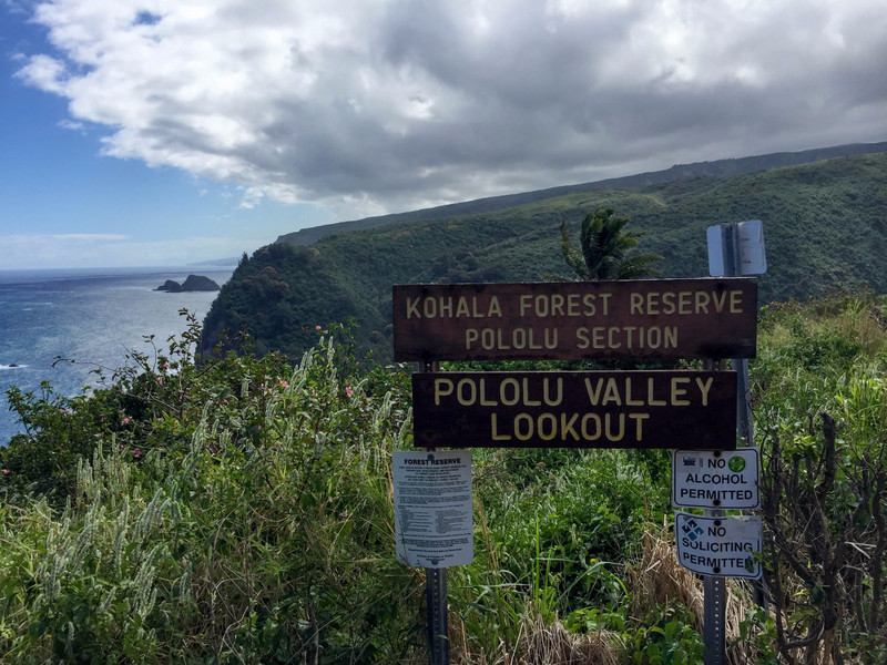 Pololu Valley Lookout