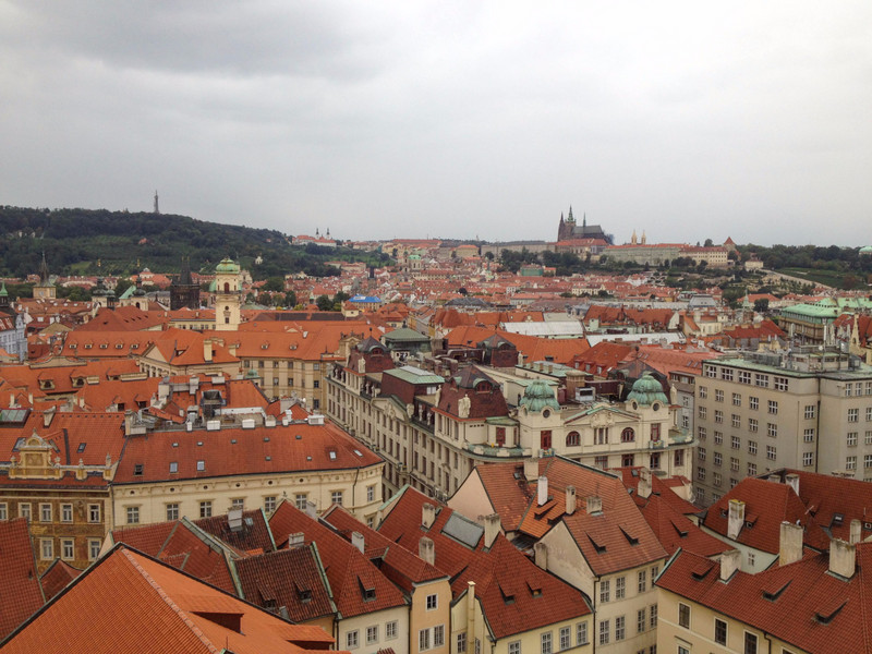 View Of Prague From The Old Town Hall Tower