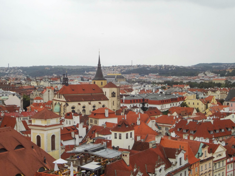 View Of Prague From The Old Town Hall Tower