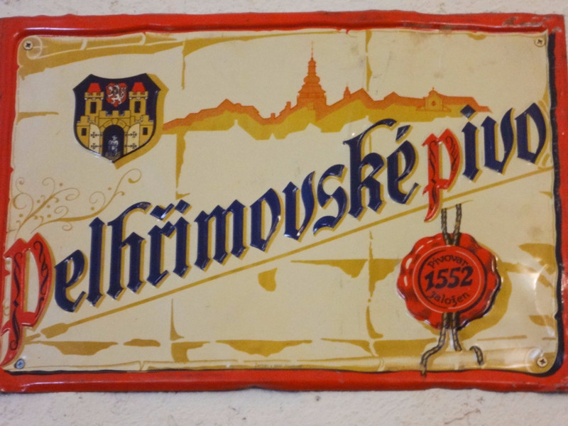 Old Beer Signs at the Eggenberg Brewery