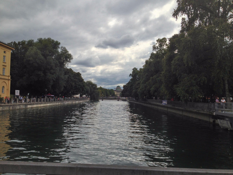 The Isar River in Munich