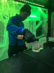 Bartender at The Ice Bar
