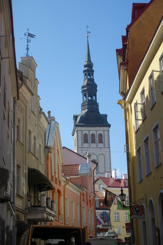 Exploring in Tallinn's Old Town