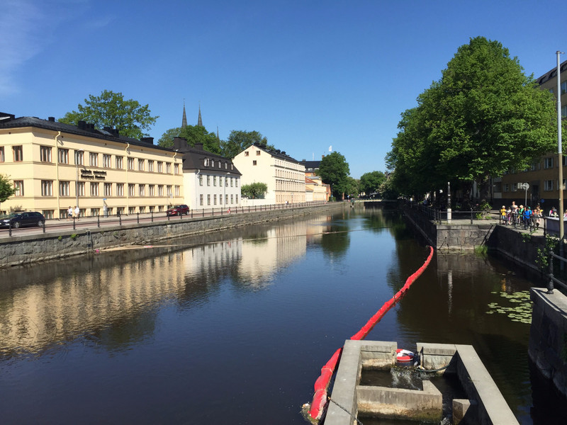 Fyrisan River in Uppsala