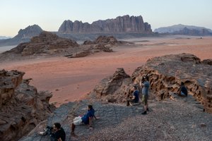 Awaiting The Sunset in Wadi Rum