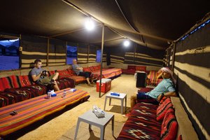 The Main Tent at Our Desert Camp