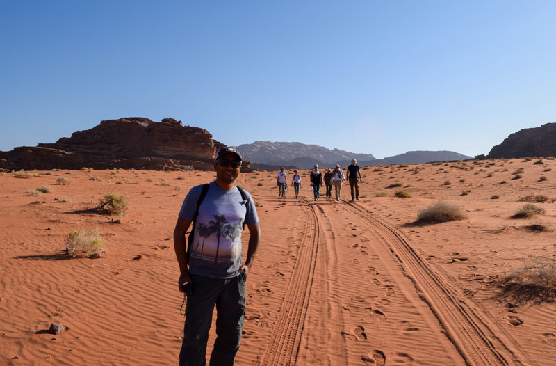 Hiking In Wadi Rum