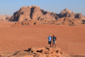 Climbing Wadi Rum Rock Formations