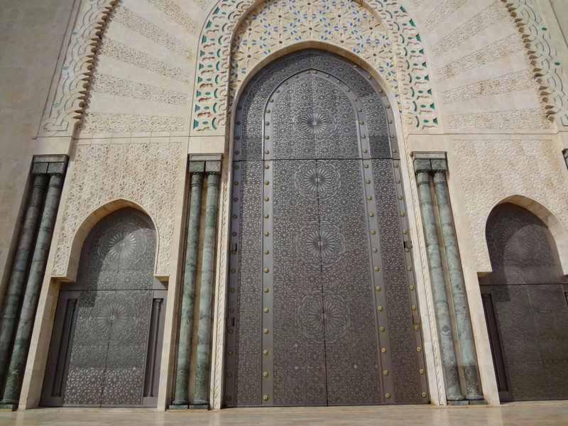 Doors at The Hassan II Mosque