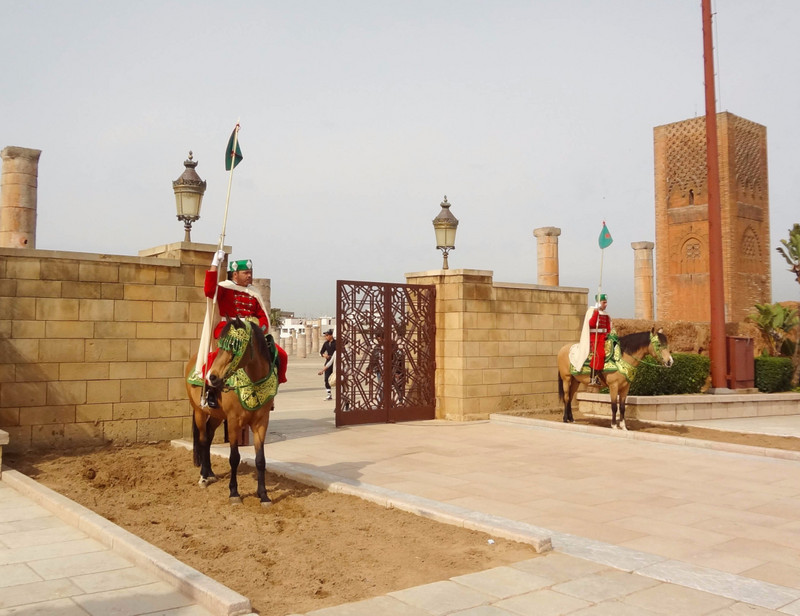 Guarding The Hassan Mosque