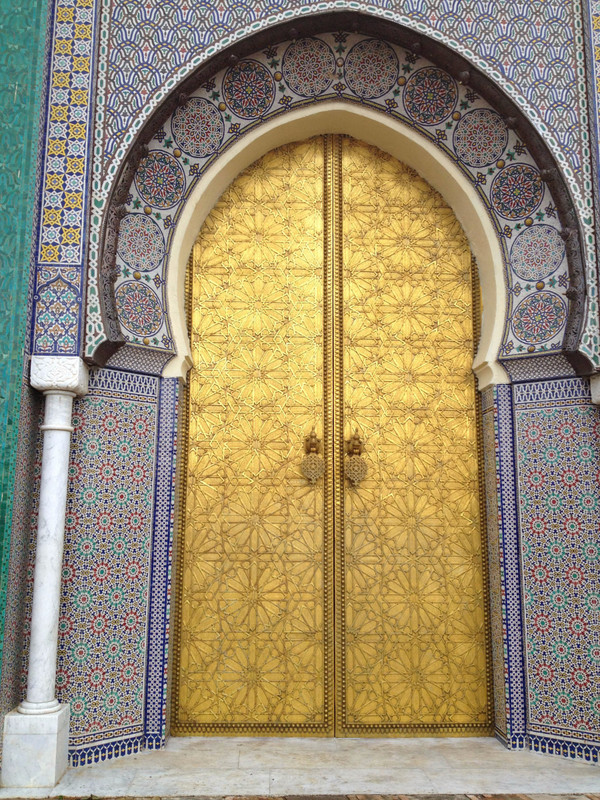 Doors at The Royal Palace in Fez