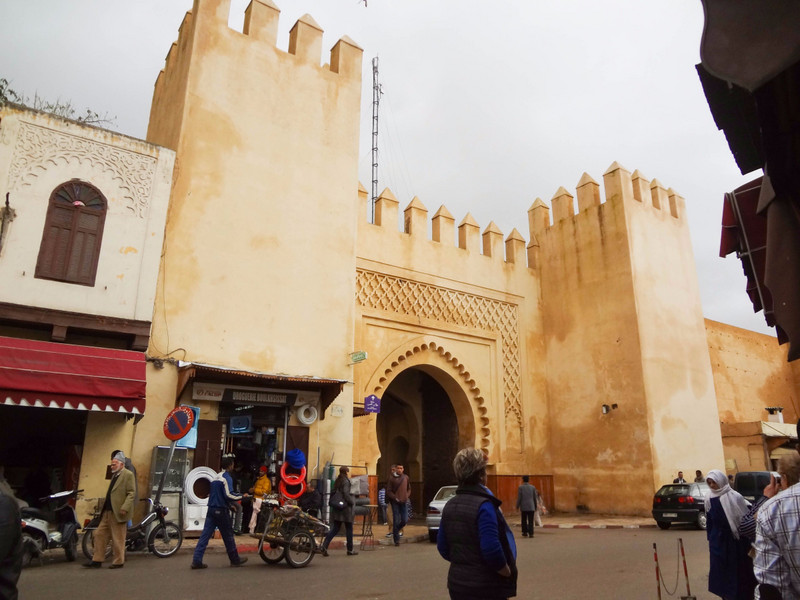 Gate in the Jewish Quarter of Fez