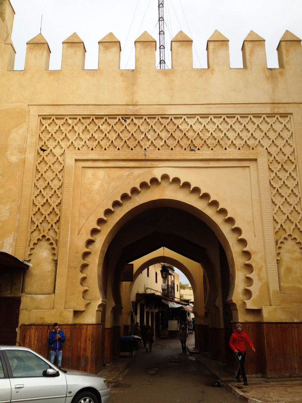 Gate in the Jewish Quarter of Fez