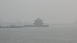 Tsingtao in the smog