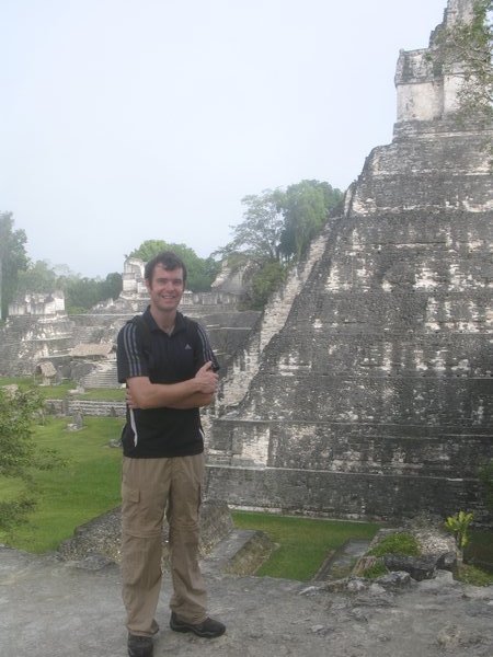 Stu with some Mayan ruins