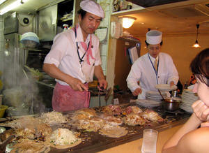Mmm Okonomiyaki for breakfast!