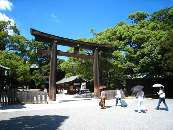 Main temple in Yoyogi Park