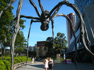 The giant spider and us