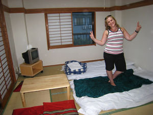 Our Japanese style room at K's House Mt Fuji