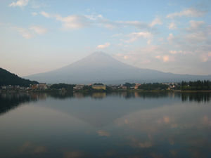 Early morning view of Fuji, about 6am!