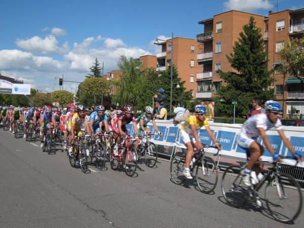 On the first weekend there was a big bicycle race in the streets of Alcobendas