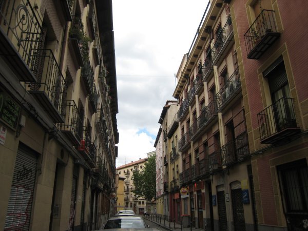 Typical street in Madrid