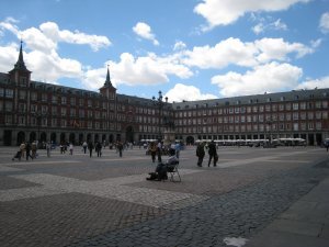 Plaza Mayor - lots of tourist shops in this area