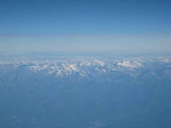 Flying over the beautiful alps!