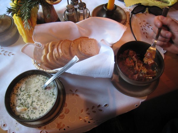 Hot lunch - Soup and bigos