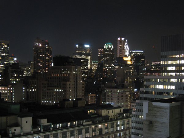 Night view and pretty Chrysler building