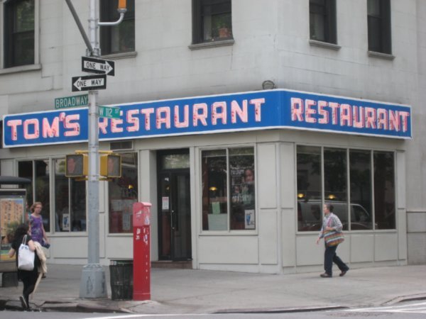 Tom's restaurant on Broadway and West 112th