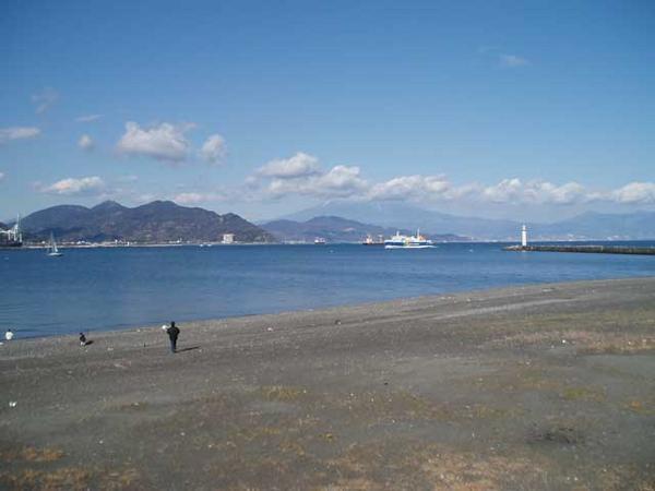 Miho (black) beach