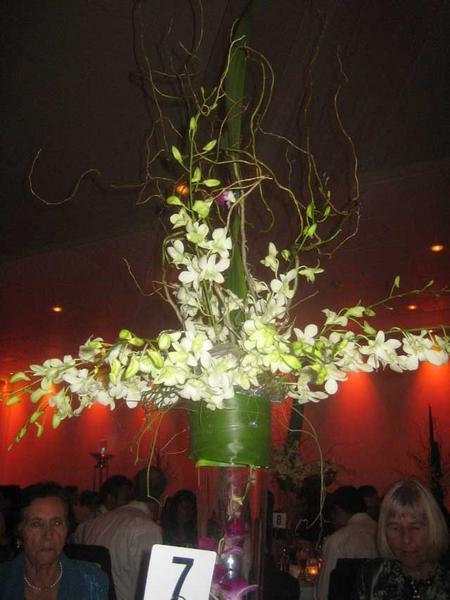 The gorgeous table centre pieces at the reception