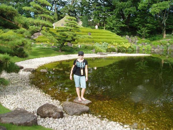 Me in the Japanese garden