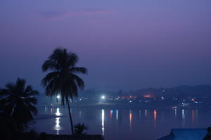 Mekong bei Nacht