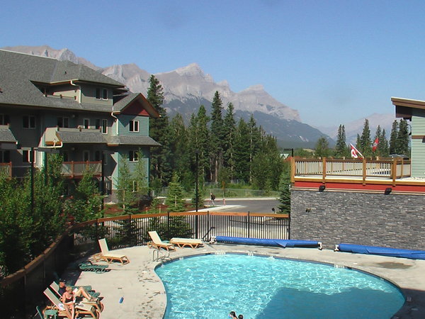 The Lodges at Canmore (pool and beyond)