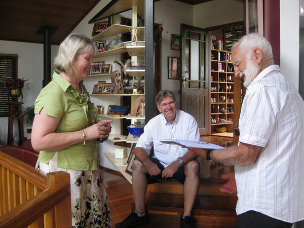 Peter & Annette at home, Buderim 