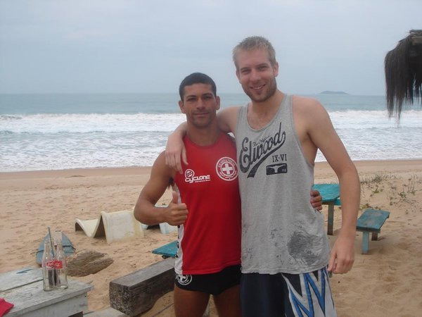 Mike with Eder the Lifeguard