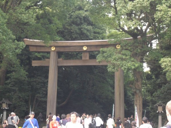 First gate of Meiji Jingu