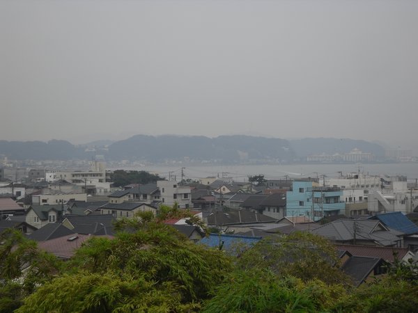 The sea from the Hase-dera temple