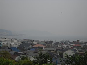 The sea from the Hase-dera temple