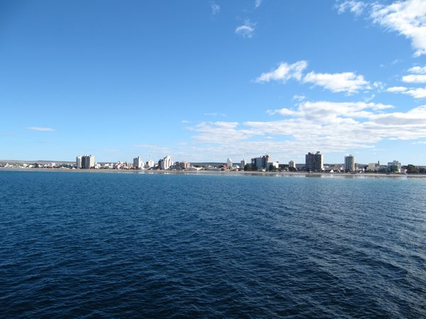 Puerto Madryn from the pier