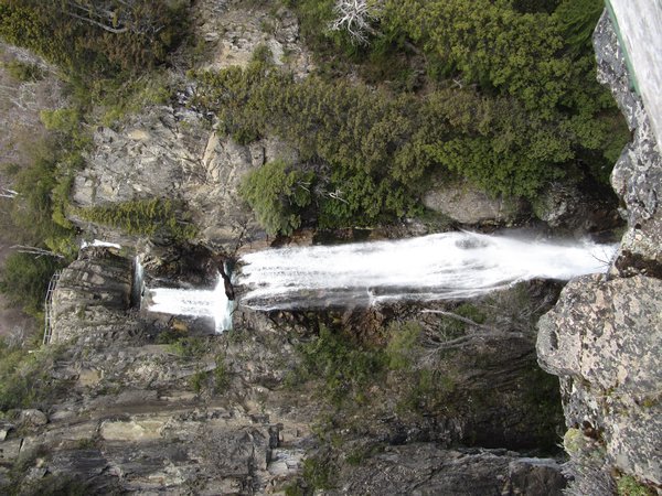 The waterfall in Nahuel Huapi