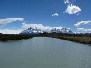 Torres Del Paine from a distance