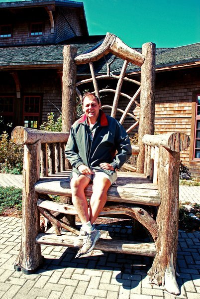 Bob in Adirondack chair