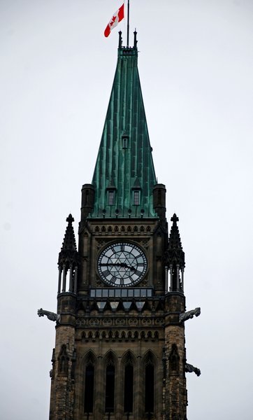 clock on Parliment Building